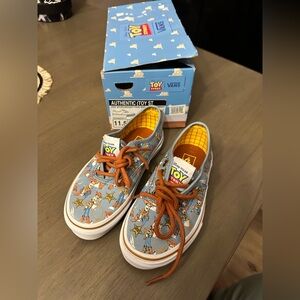 Vans x Toy Story Authentic Woody Print Sneakers Boys/Kids (Limited Edition) 11.5